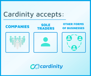 Cardinity supported types of business